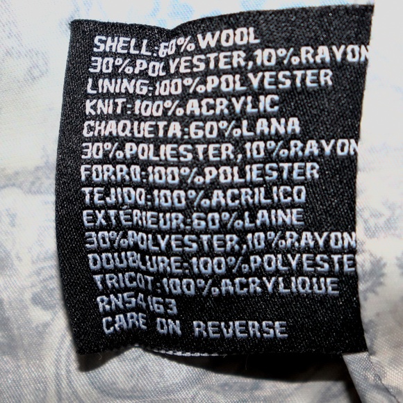 GUESS Coat Wool (M) - Picture 3 of 6